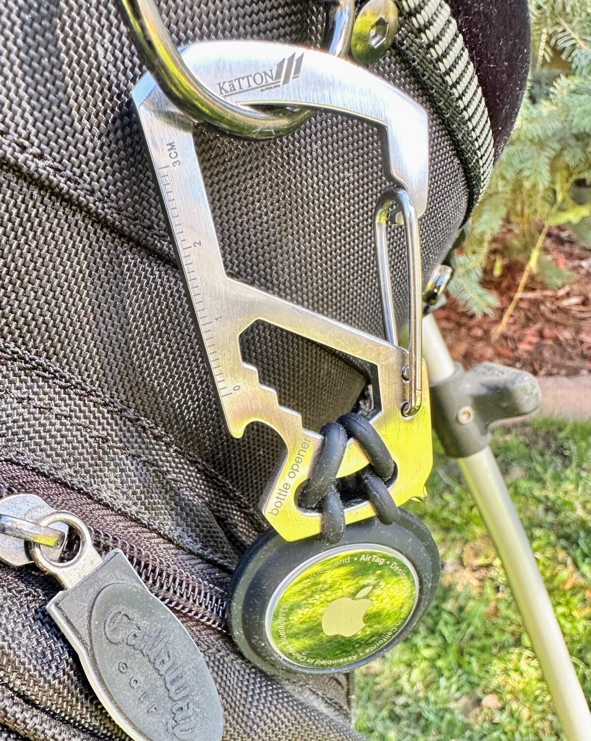 KaTTON Phone Case for iPhone 14 Includes Removable Multitool & Multi Carabiner