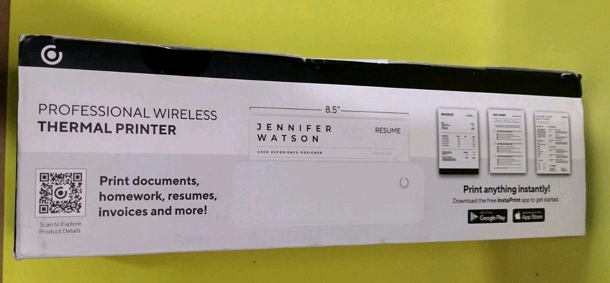 Professional Wireless Thermal Bluetooth Printer Core Innovation New & Sealed
