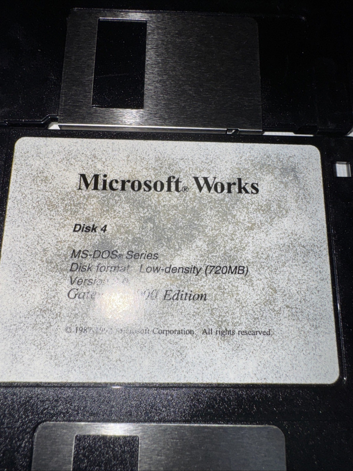 Microsoft Works Version 3.0• 3.5" Floppy Vintage 2000/ 5 Disks