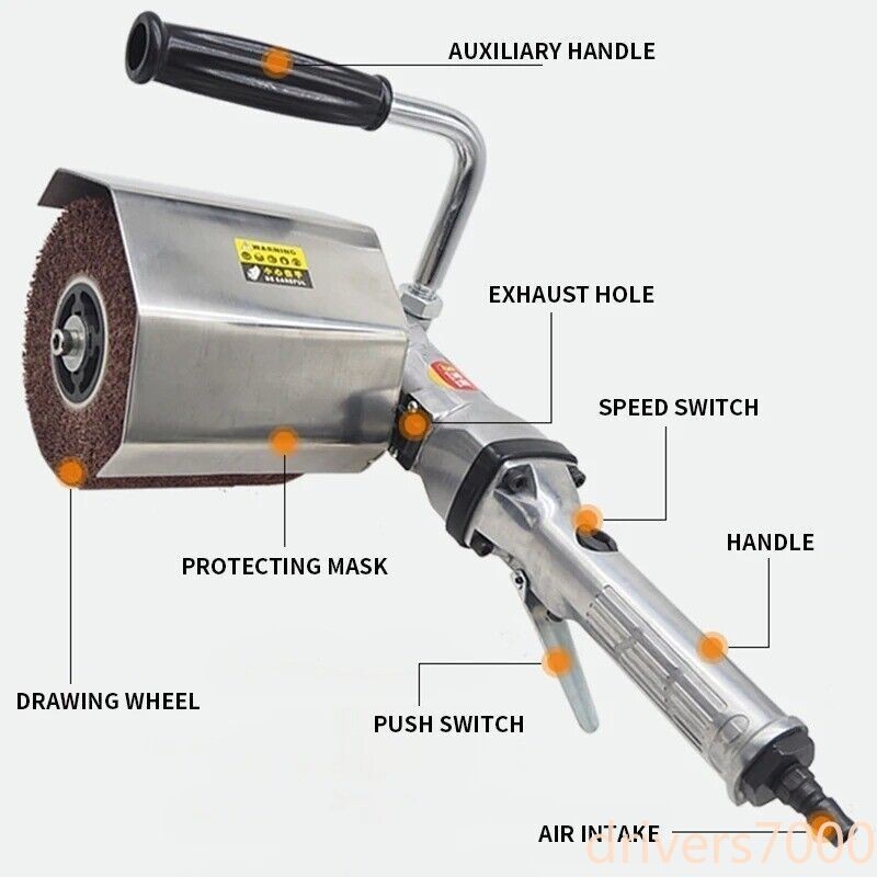 Stainless Steel Sheet Metal Pneumatic Wire Drawing Machine Polishing Machine