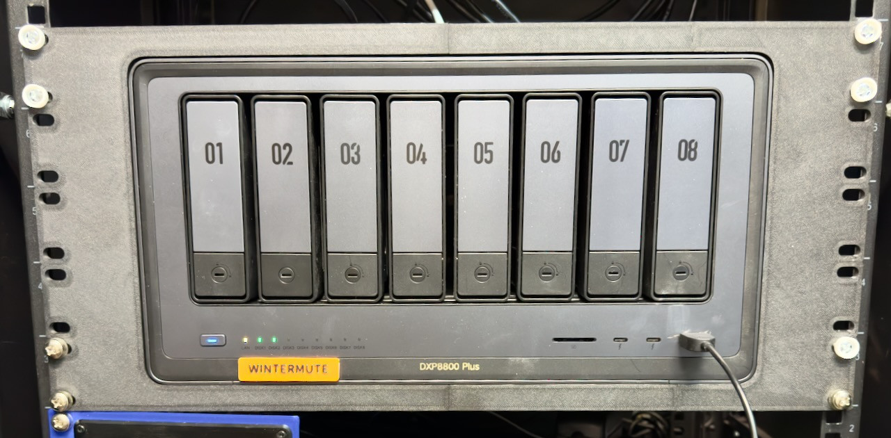 UGreen DXP8800 NAS 19 Inch Rack Mount Bracket Modular 3D Printed PETG