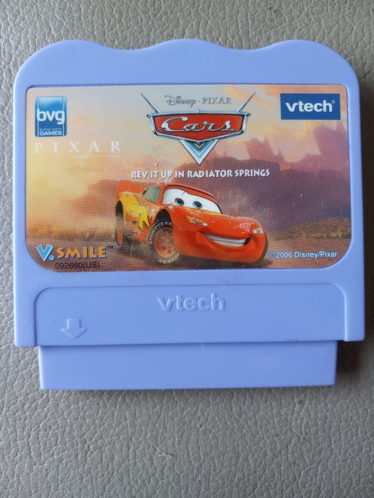VTECH VSMILE GAME CARTRIDGE - CARS - Rev It Up In Radiator Springs