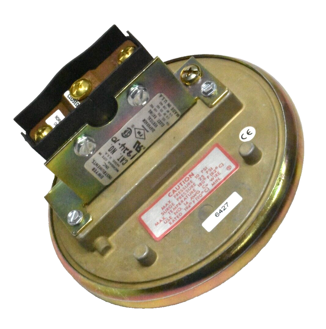 DWYER INSTRUMENTS 1824-10 PRESSURE SWITCH 125/480VAC, 15A