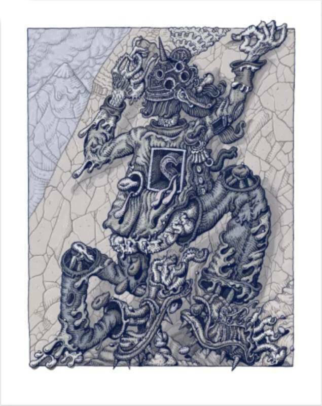 The Ascent Variant Screen Print/Poster David Welker Signed Numbered In Hand