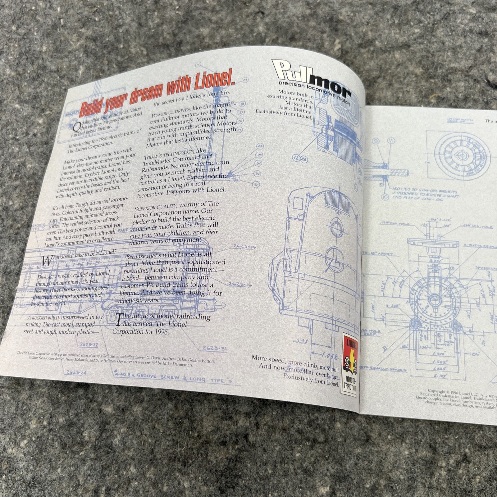1996 Lionel Trains Corporation Catalog