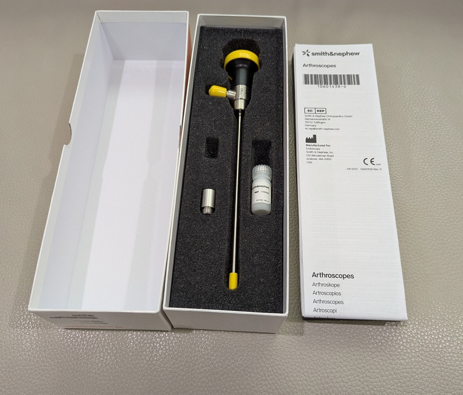 Smith & Nephew Model 72205155 4KO 4K 4mm 70 Degree Arthroscope