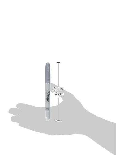 SHARPIE Metallic Permanent Markers, Fine Point, Silver, 36 Count