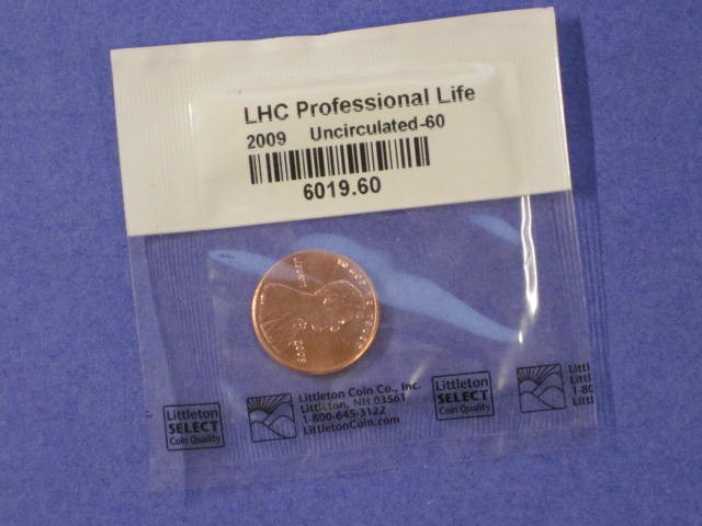 2009 Lincoln Bicentennial Cent - LP3 Professional Life - Littleton Select Coin