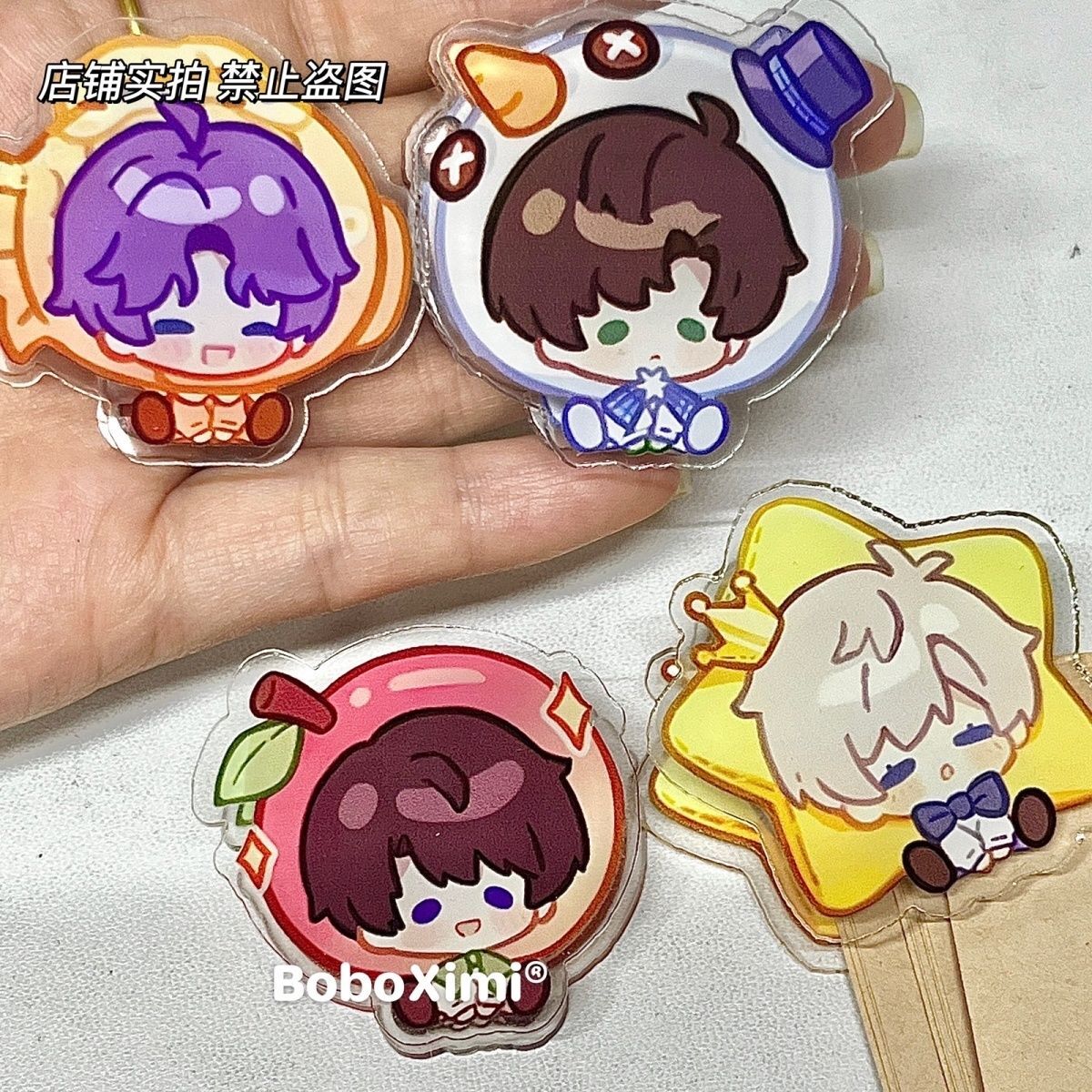 Love and Deepspace Anime Acrylic PP Clip Folder Cosplay Polypropylene Clip Gift
