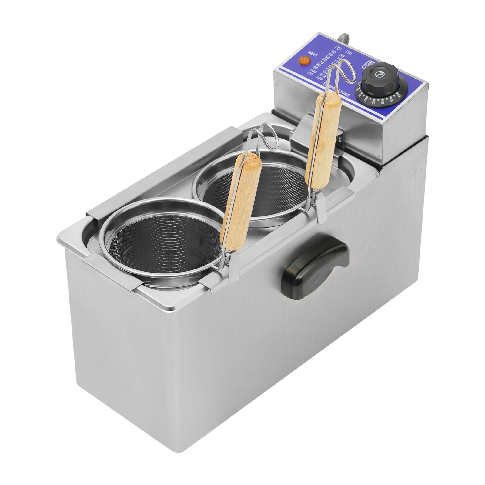 110V Commercial Electric Pasta Cooker 2 Holes Noodle Cooking Machine Pasta Maker