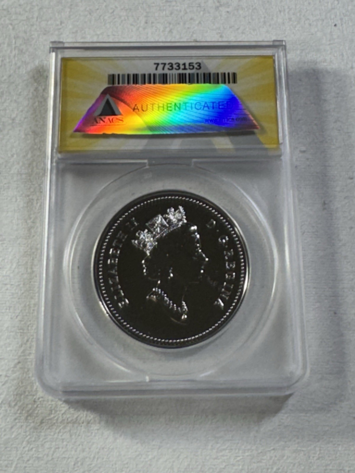 1998 Canada Silver $1 RCMP Graded MS 69 by ANACS Proof Like