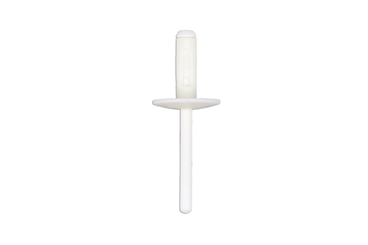 Connect White Plastic Trim Rivet - for BMW 50pc 32330