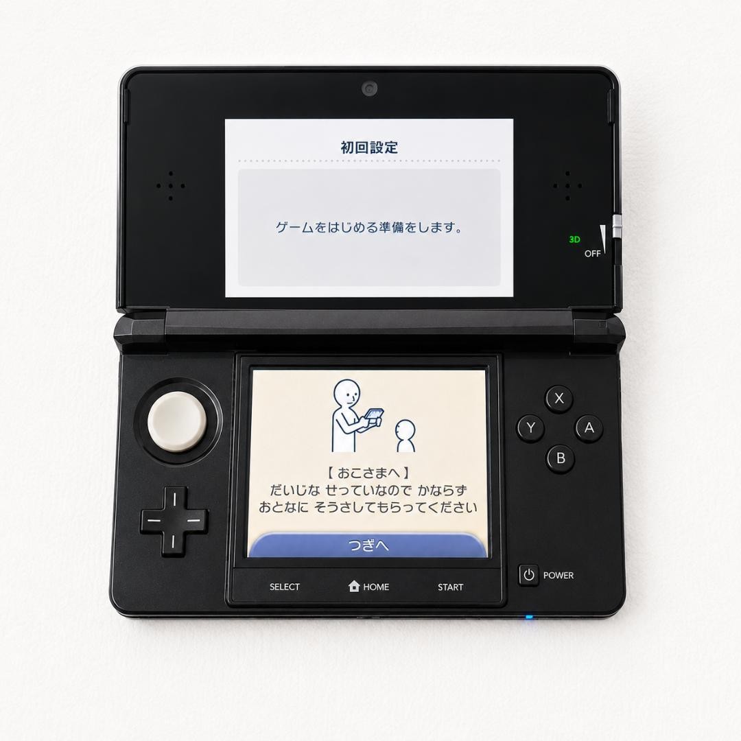 3DS/2DS/DS Operation Confirmed Nintendo 3Ds Console Cosmo Black Japan