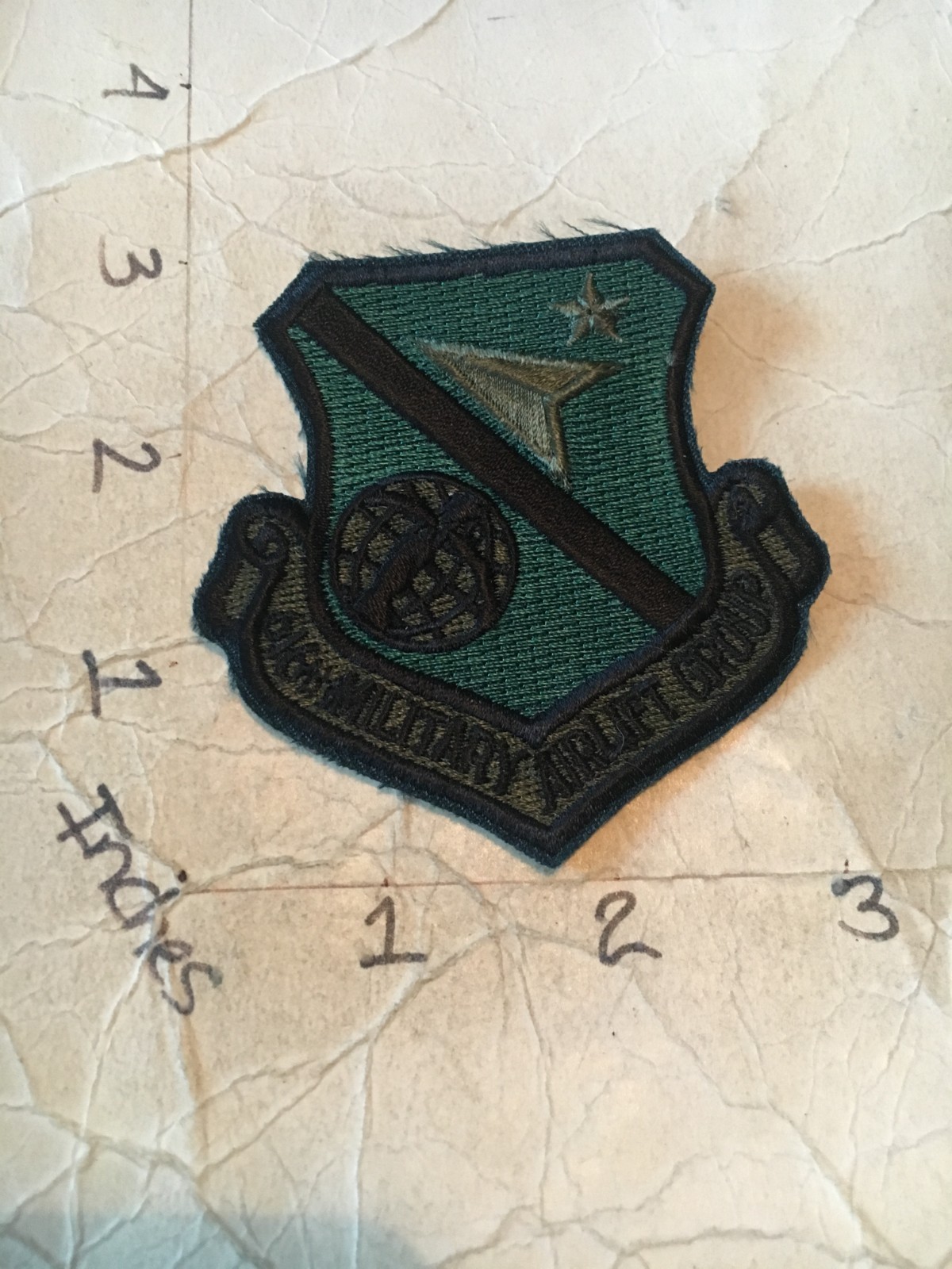 USAF 616th Military Airlift Group Squadron subdued patch 8/18/25
