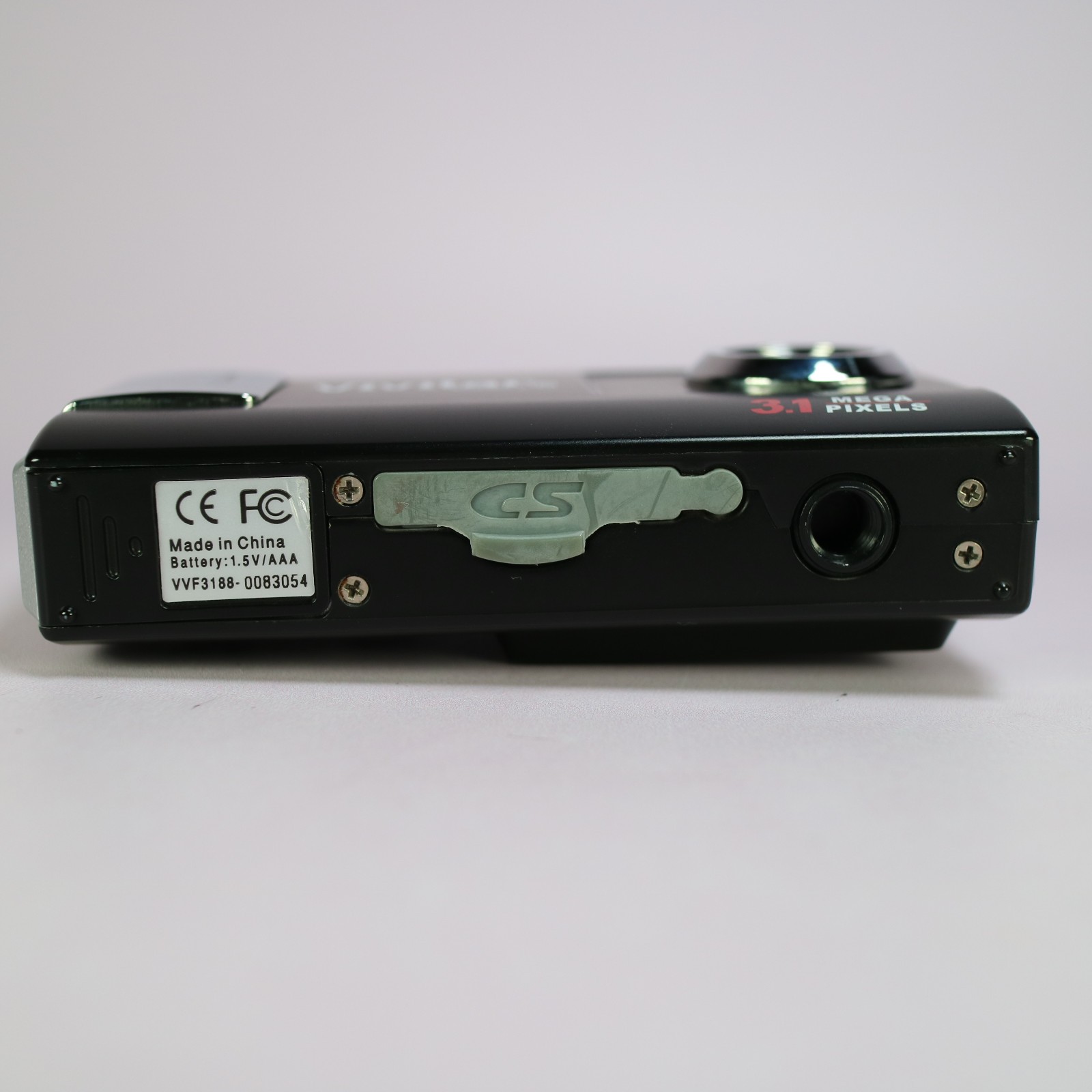 Vivitar Digital Camera Vivicam 3188 3.1MP Black Tested