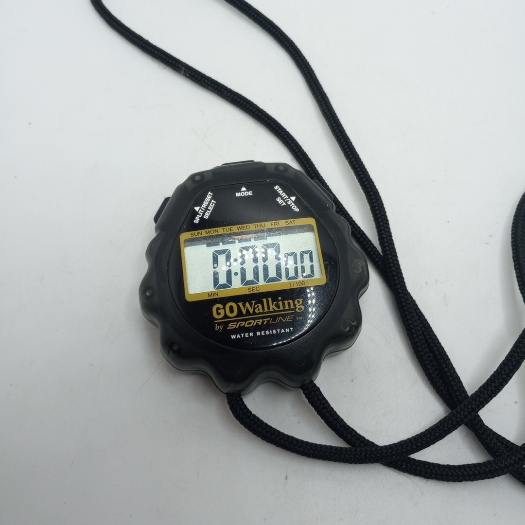 #B) Sportline GO WALKING Digital Stopwatch & Sportimer