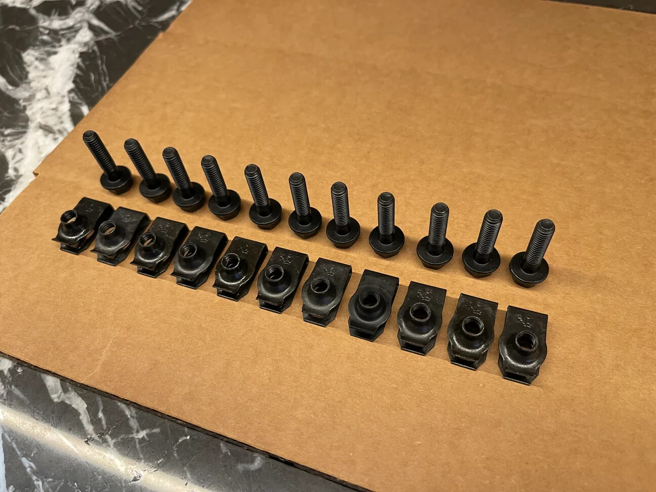 88-98 lower valance hardware NUT & Bolt set silverado OBS deflector spoiler