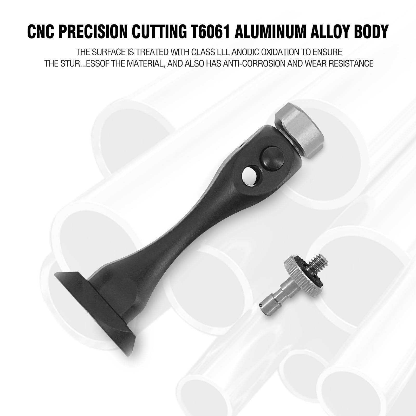 Quick Release Binocular Tripod Adapter, 1/4-20 Thread, T6061 Aluminum, Arca Comp