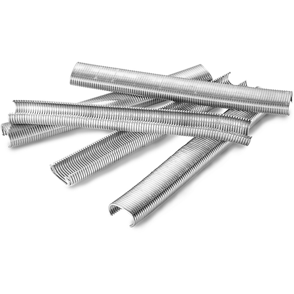 Meite SC7-15GA 3/4" C/Hog Ring Staples in Gal/Stainless Steel, 2500/10000 Pcs