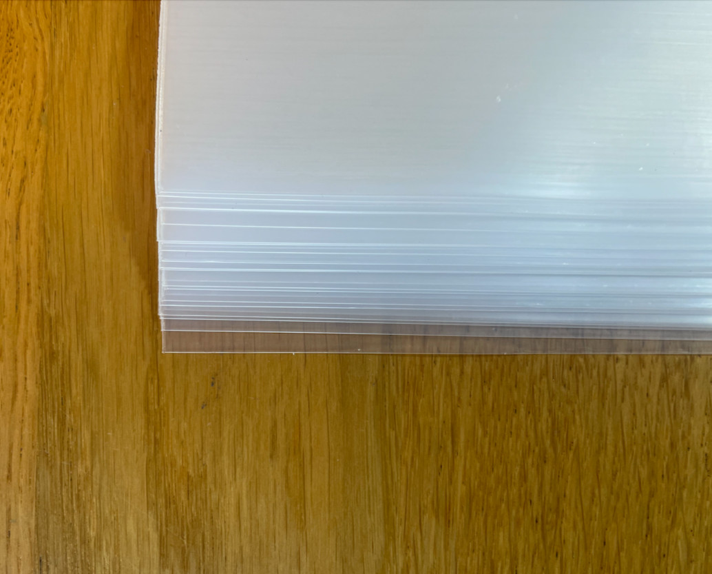 40 x Premium Polythene 10” Inch Record Sleeves Covers, Clear, High Density, 400g