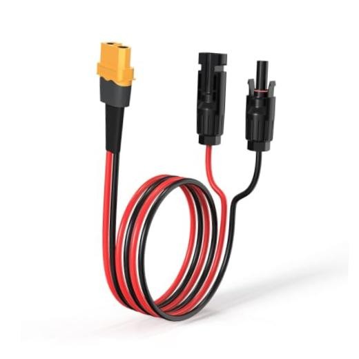 12AWG XT60 Solar Cable 2 10 25 35 50 75 100FT XT60 Extension Cable Solar 2FT