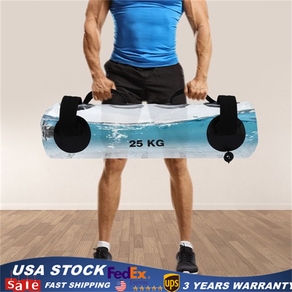 Fitness Aqua Bag Training Power Bag, Adjustable Water Weight Bag 25kg/55lbs