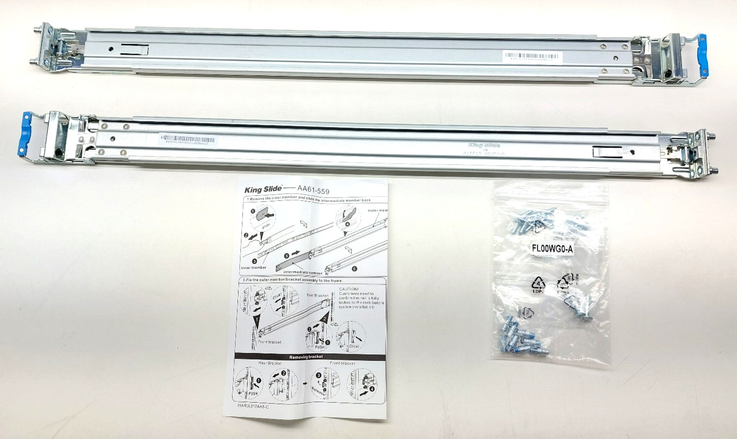 King Slide Server Rack Rail AA61-559