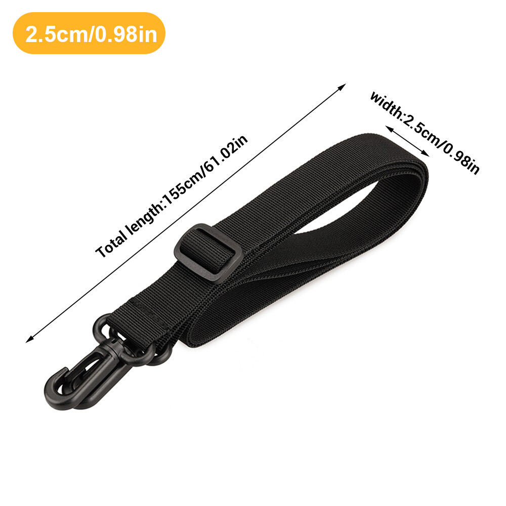 61.02in*0.98in Tactical Shoulder Strap Adjustable Replacement for Messenger Bags