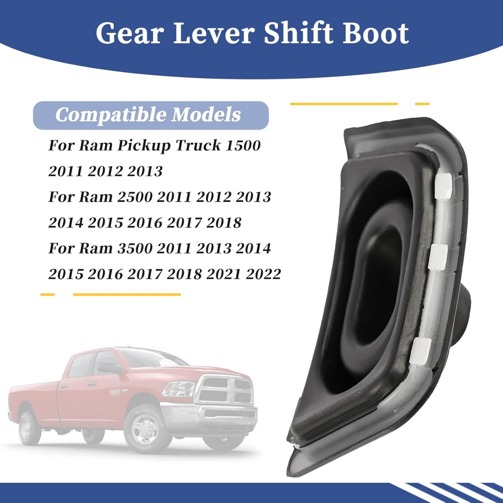 68400287AA Gear Shift Lever Boot Replacement For Ram Pickup Truck 1500-3500