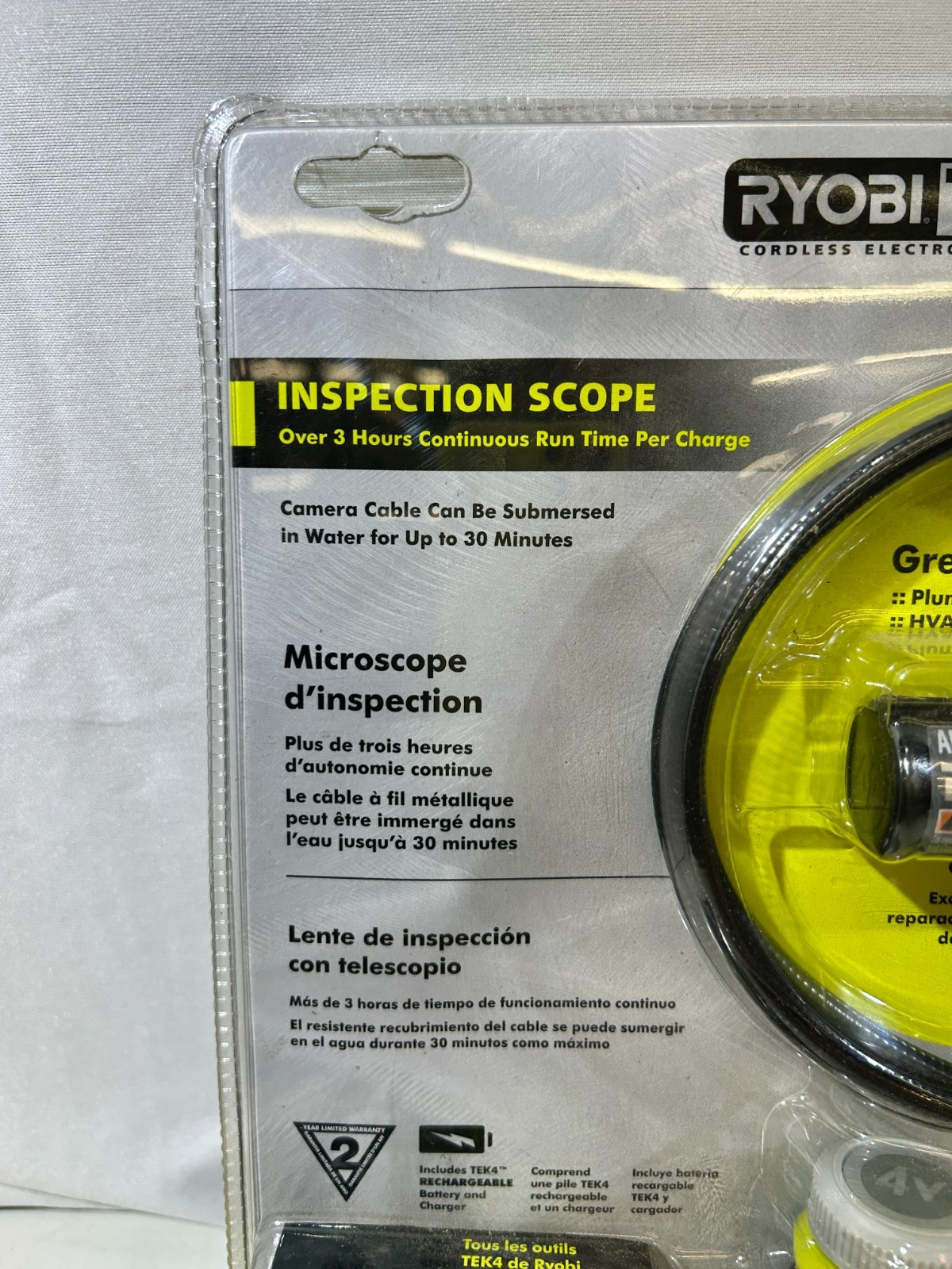 Ryobi Tek4 Digital Inspection Scope Camera RP4206 NEW & Sealed!