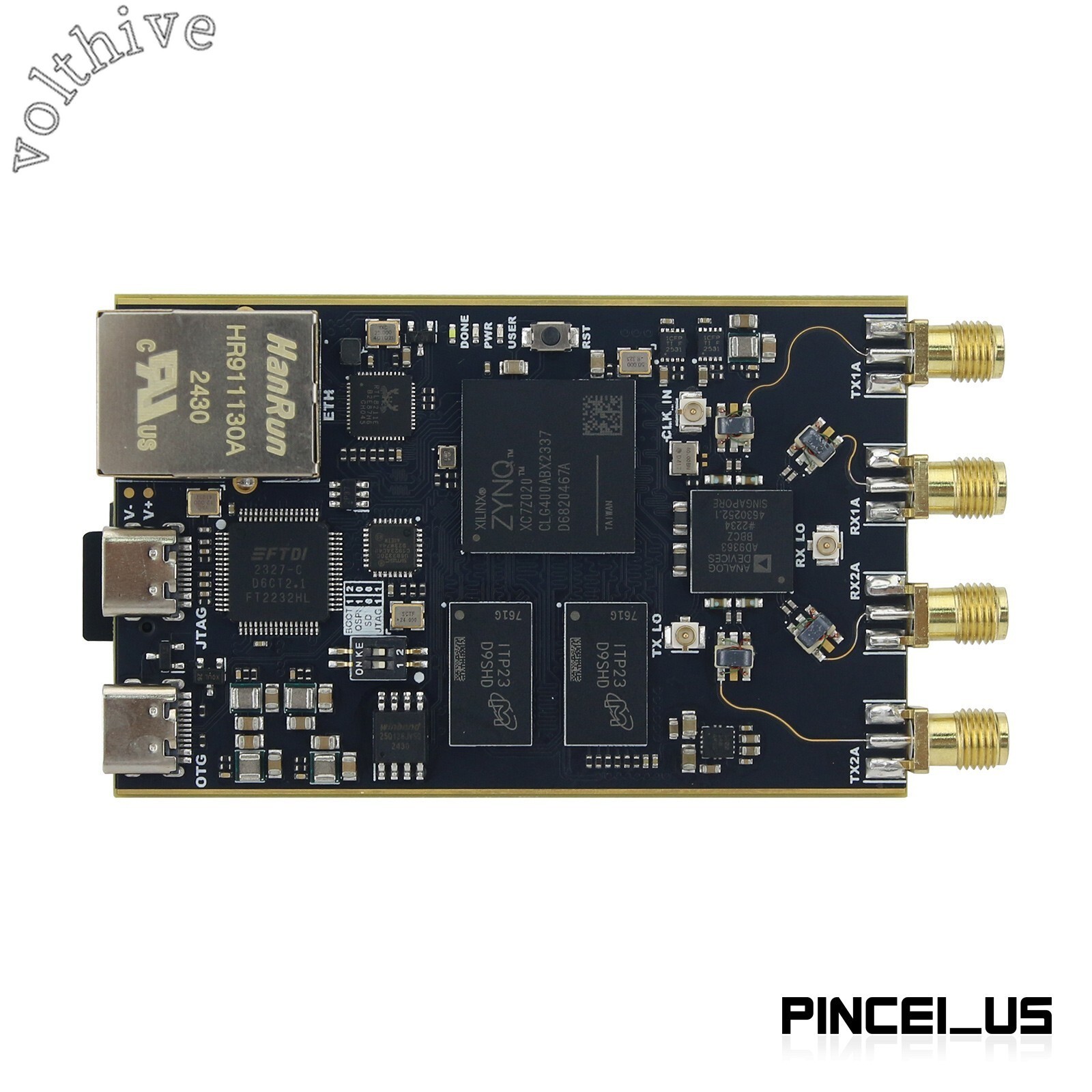 70MHz-6GHz Zynq7020+AD9363 SDR Software Defined Radio Development Board Rapidly