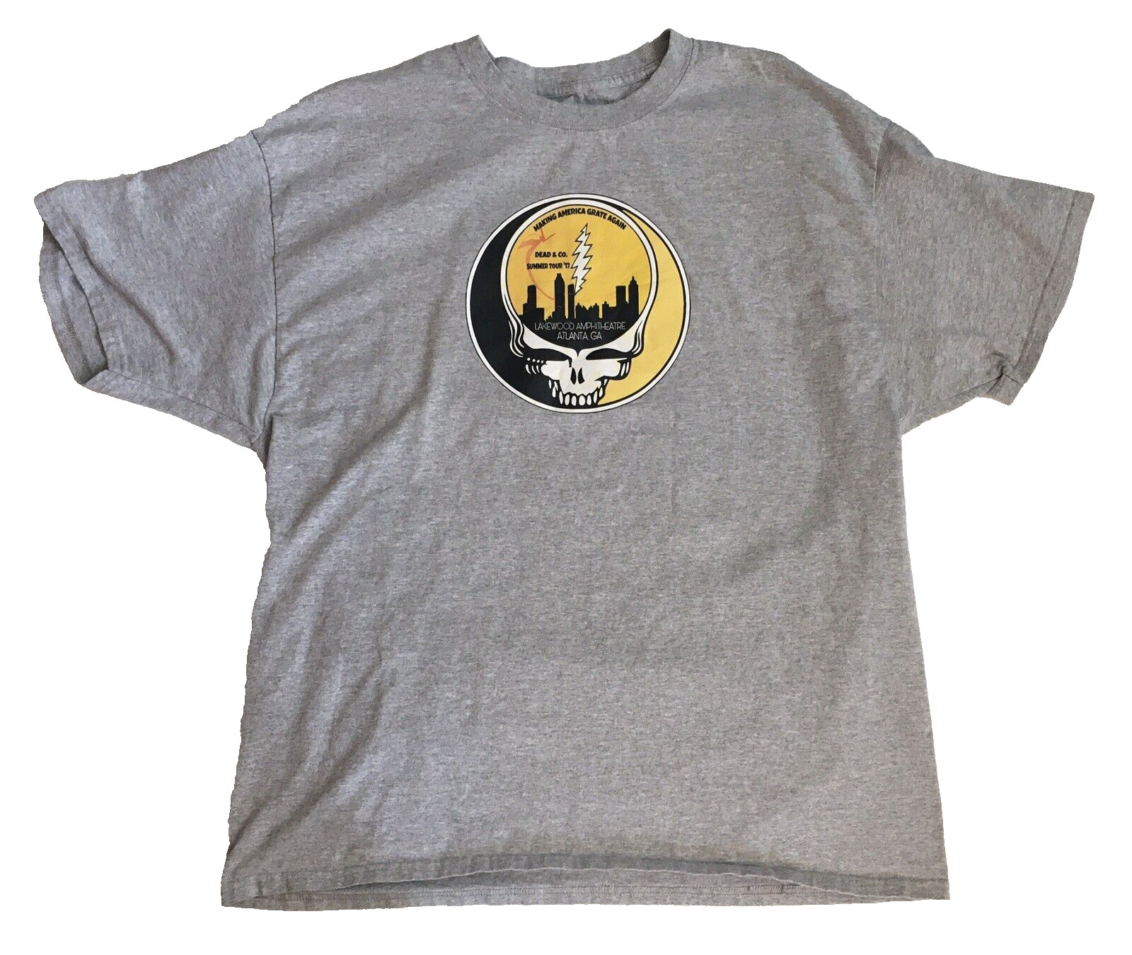 Dead & Company Summer Tour 2017 Atlanta Georgia T-Shirt Hanes XL Making America