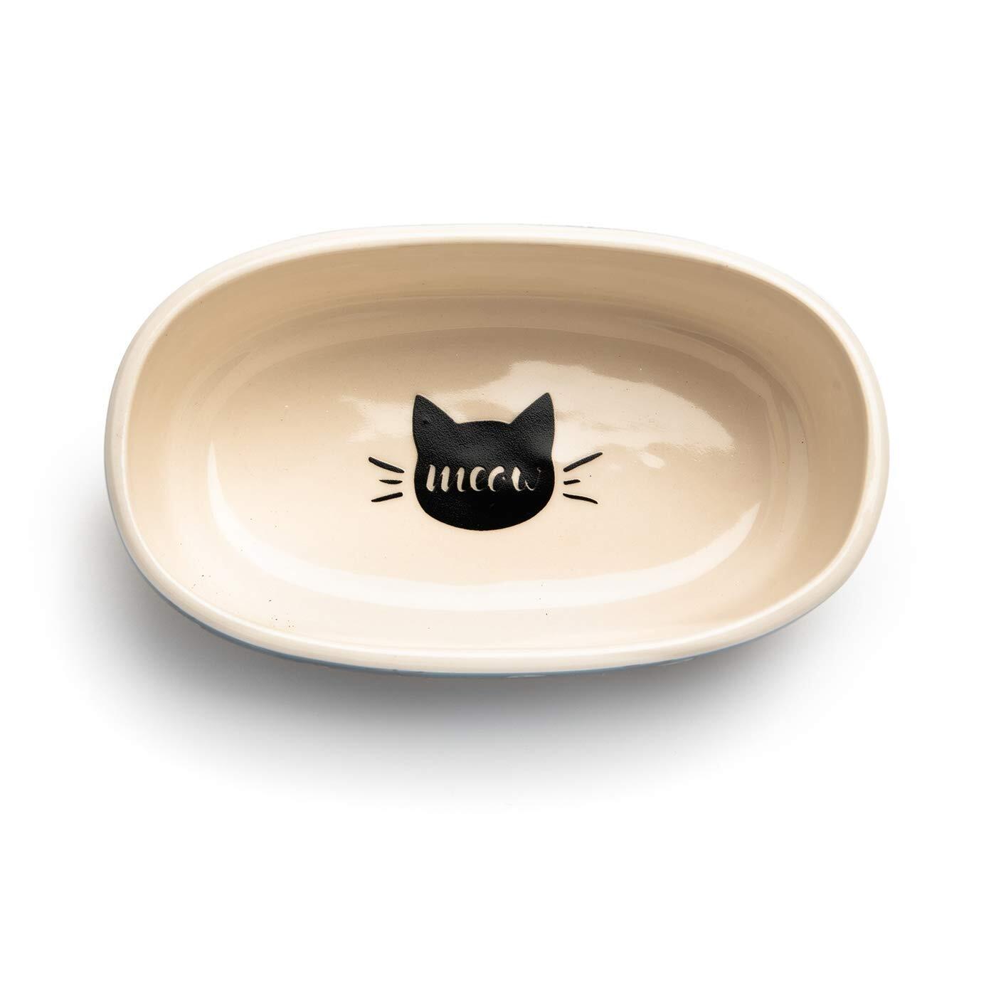 Park Life Designs Monty Oval Cat Dish 2 Cup