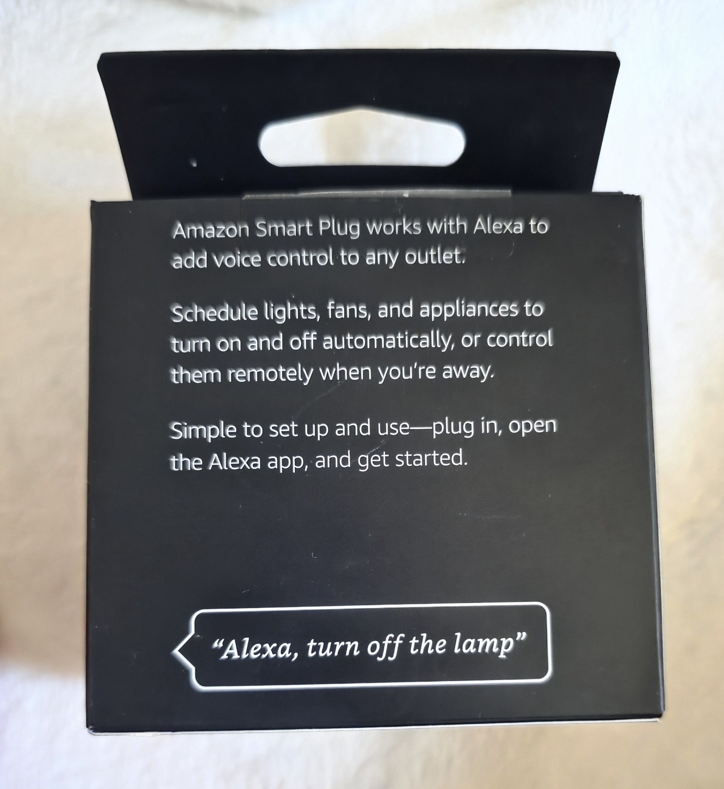 Amazon Wi‑Fi Smart Plug, Works with Alexa, App/Voice Control, US Plug, White