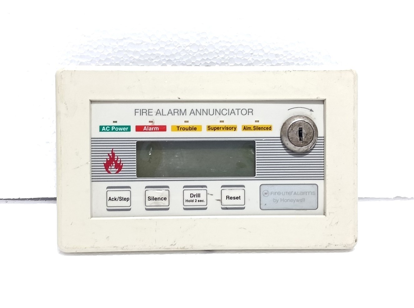 FIRE-LITE ALARMS HONEYWELL 41D2 FIRE ALARM ANNUNCIATOR 537BB-A LCD-80F