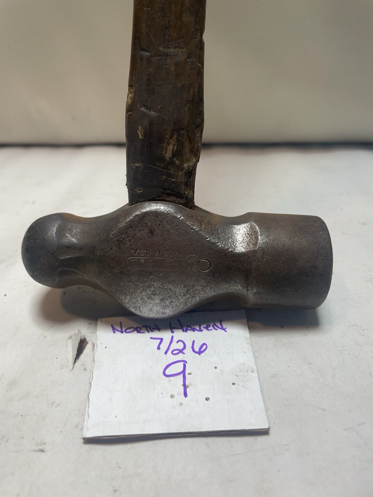 Vintage Carewell Ball Peen Hammer Mechanics Tool
