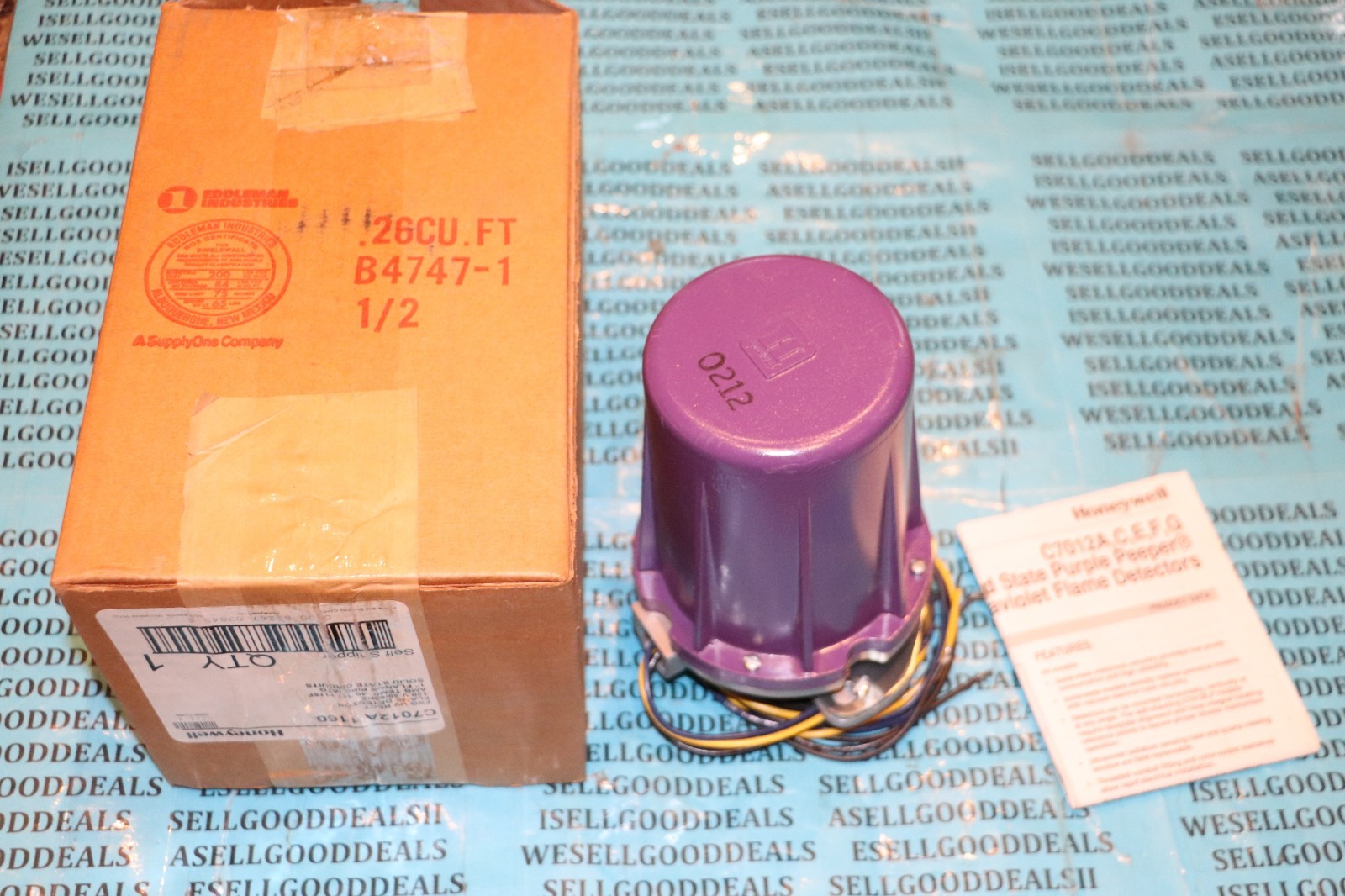 Honeywell C7012A-1160 UV Flame Detector New