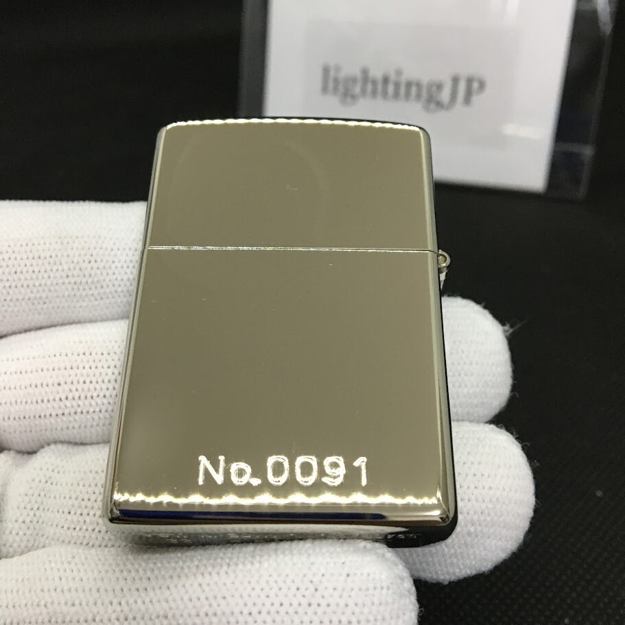 Zippo Oil Lighter Maria Black Silver Metal Paste Regular Case Japan