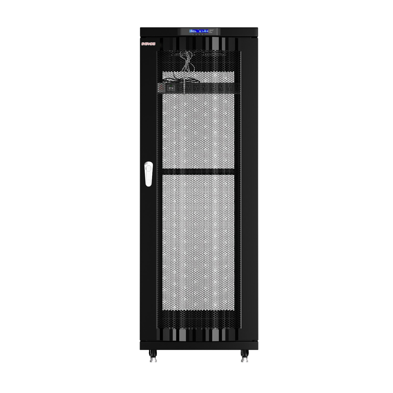 32U Server Rack IT Cabinet Data Network Rack Enclosure - 24-Inch Deep Rack Stand