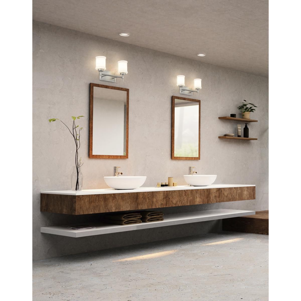 Z-Lite 622-2V-BN Cadoc Bathroom Vanity Light Brushed Nickel