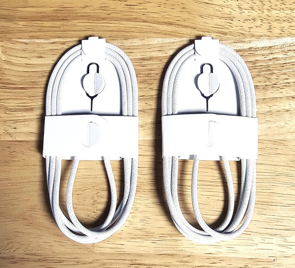 2x OEM iPhone 15 16 17 Pro Max Fast Charging USB Type C Cables Original Woven