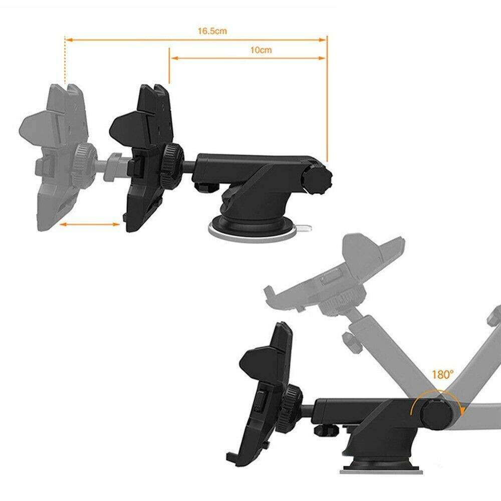 360° Universal Mount Holder Car Stand Windshield For Mobile Cell Phone GPS