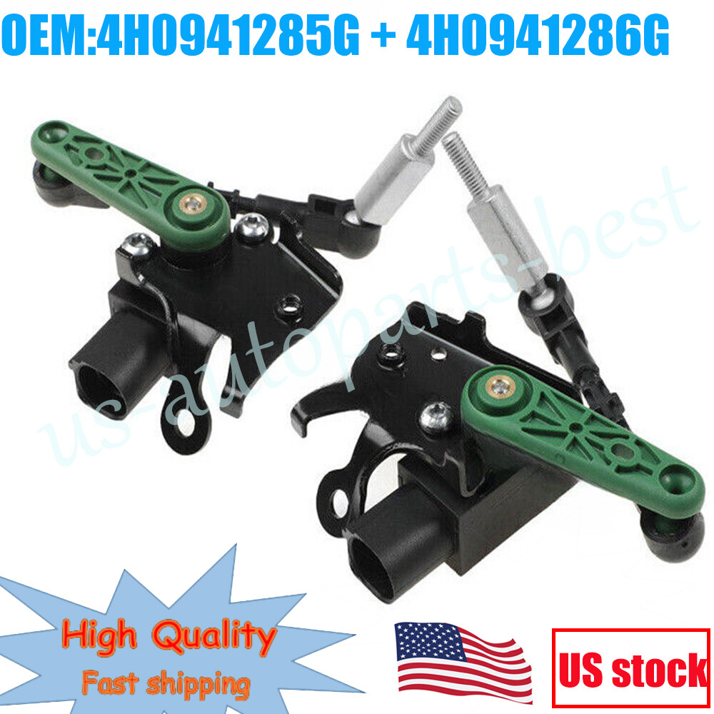 Suspension Headlight level sensors For Audi A6 C7 4H0941285G + 4H0941286G