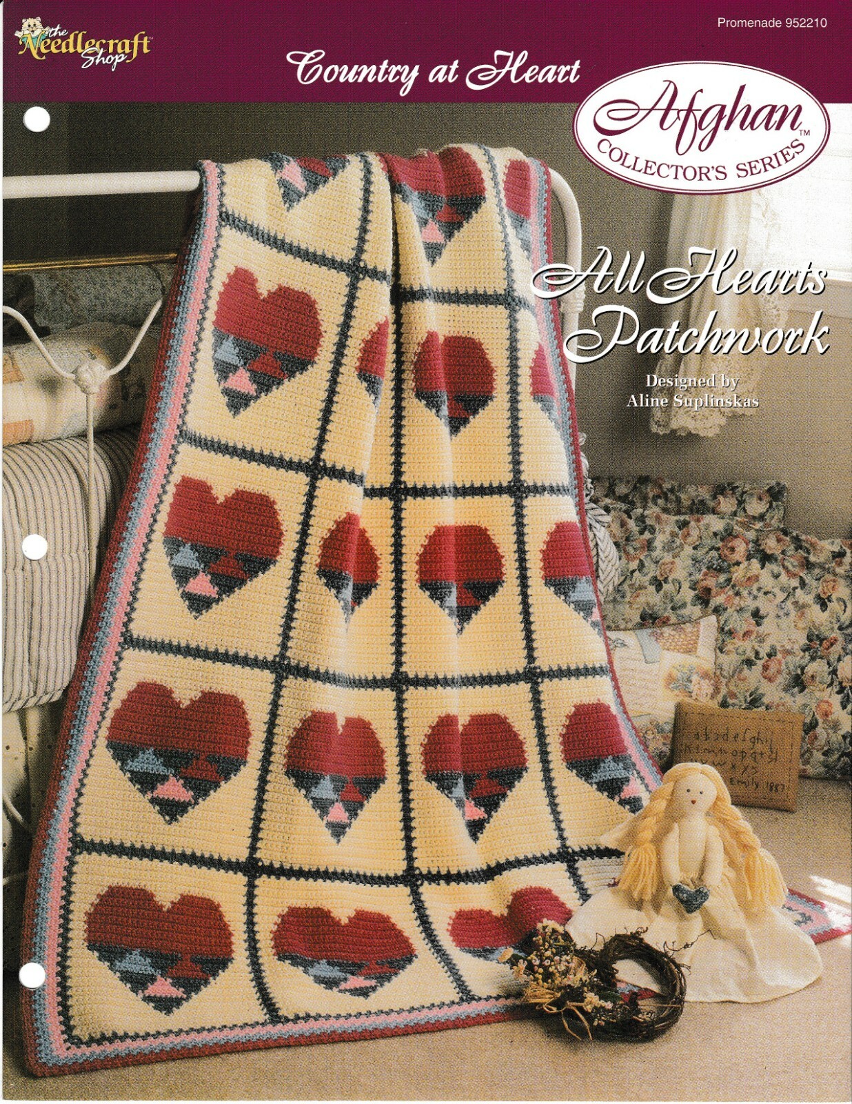 All Hearts Patchwork - Country at Heart | Needlecraft Shop Afghan Series 952210