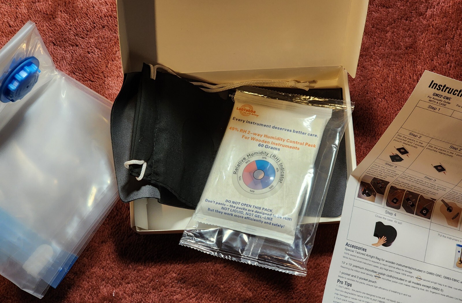 49% RH 2-way Humidity Control Pack For Wooden Instruments 60 Grams