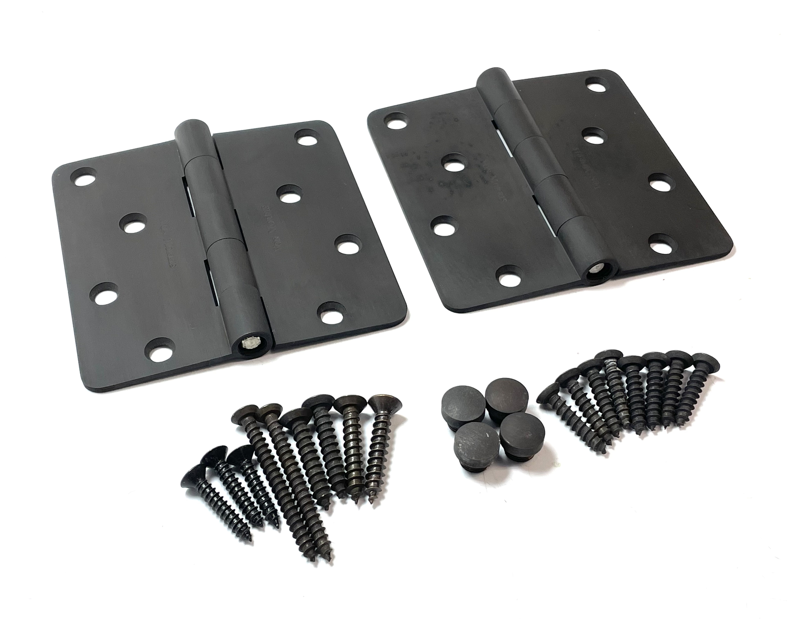 Pair of 4" x 4" Door Hinges Von Morris 14-4014-613, Dark Oxidized Satin Bronze