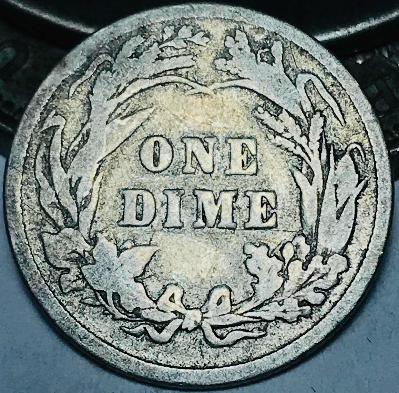 1896 Barber Dime 10c Liberty Head Ungraded 90% Silver US Coin CC30380