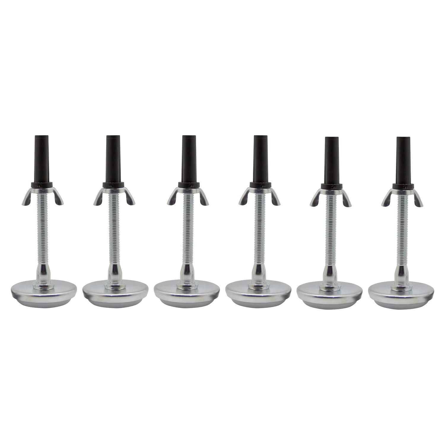 Bed Frame Glide Legs – Adjustable Threaded Bed Feet for Metal Frames – Sturdy...