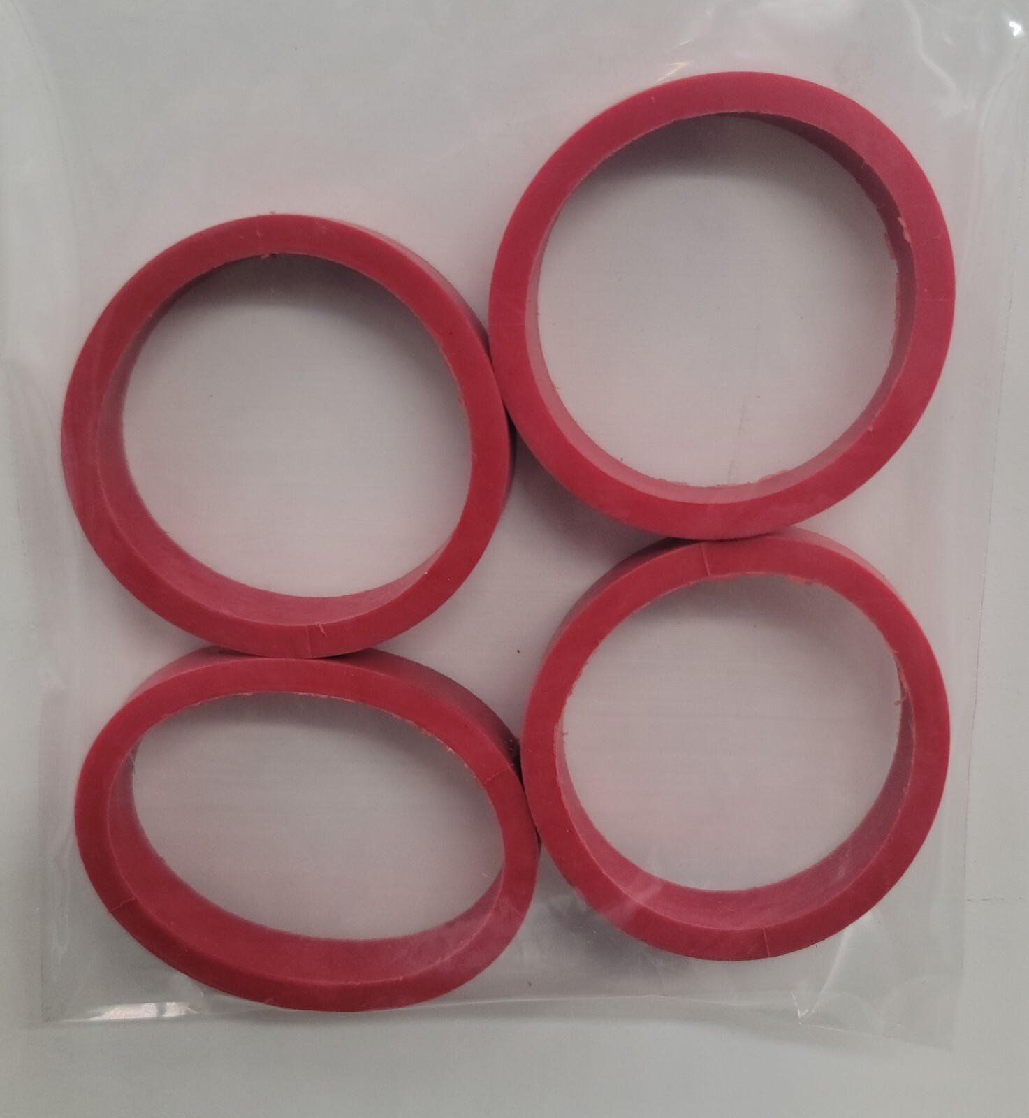 Qty 4-Narrow Rubber Flipper Band-3/8"x1.5" Inner Diameter
