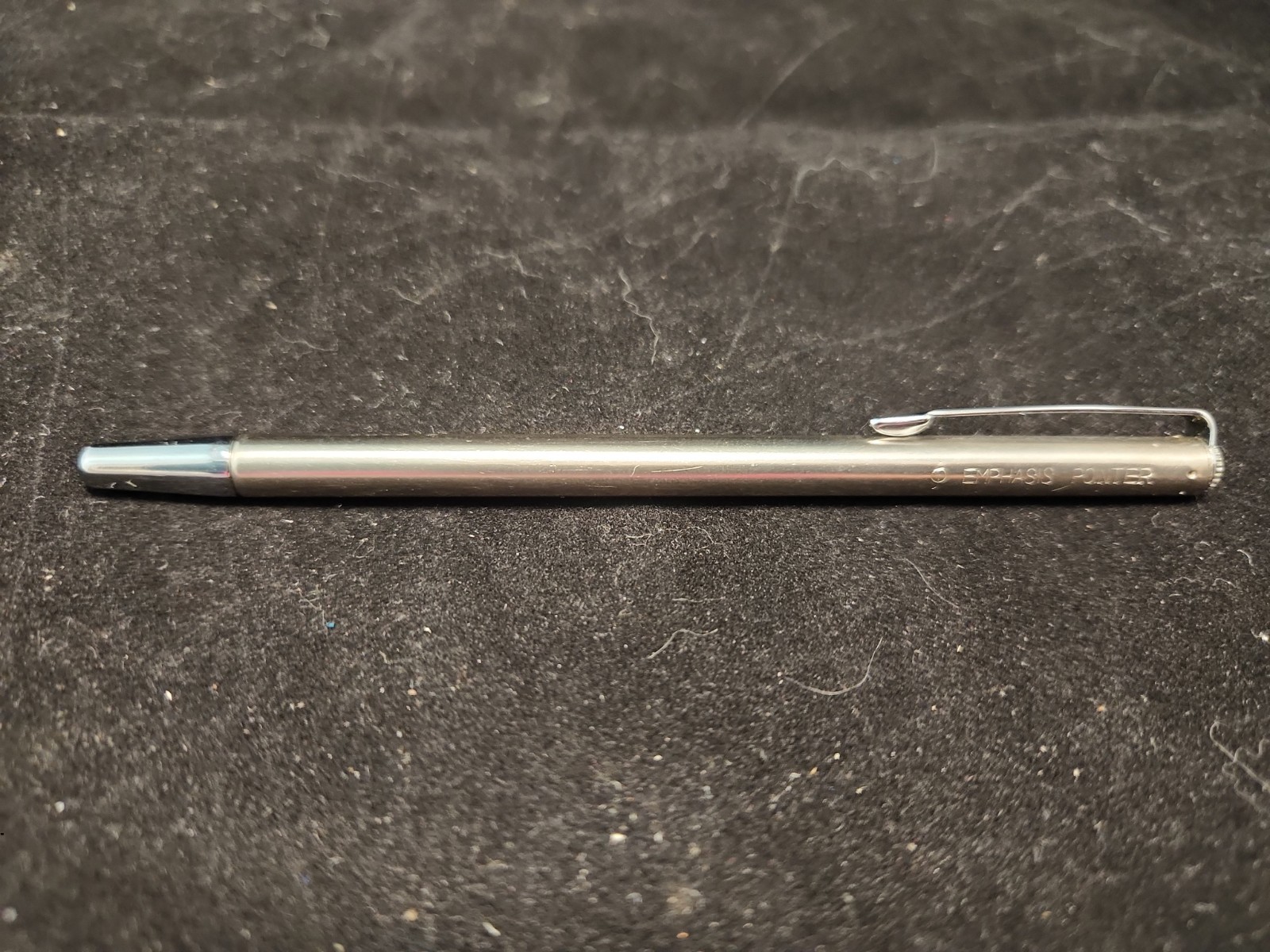 Vintage EMPHASIS POINTER Telescoping Pointer ~ 25” POCKET CLIP (JC)